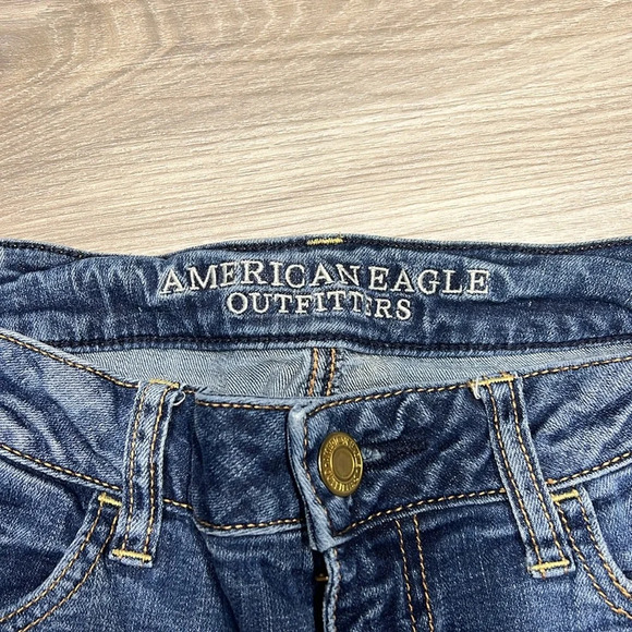 🇺🇸 American eagle outfitters Jegging blue jeans size 4 - Picture 6 of 10